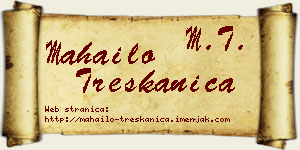 Mahailo Treskanica vizit kartica